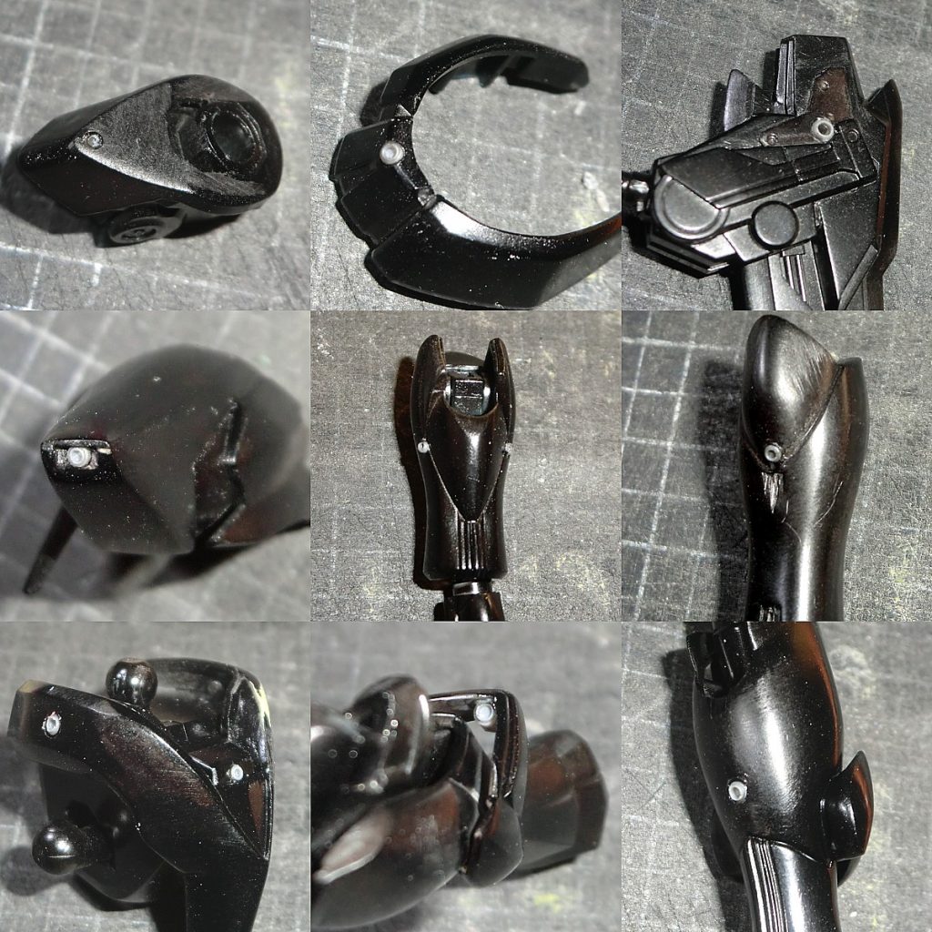 下地塗装後にＥＣＳのパーツを急遽追加