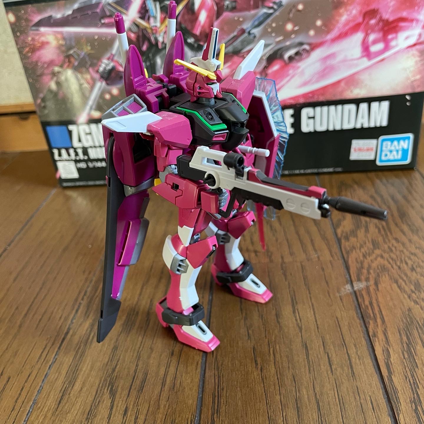 HG 1/144スケール「インフィニットジャスティスガンダム」完成です