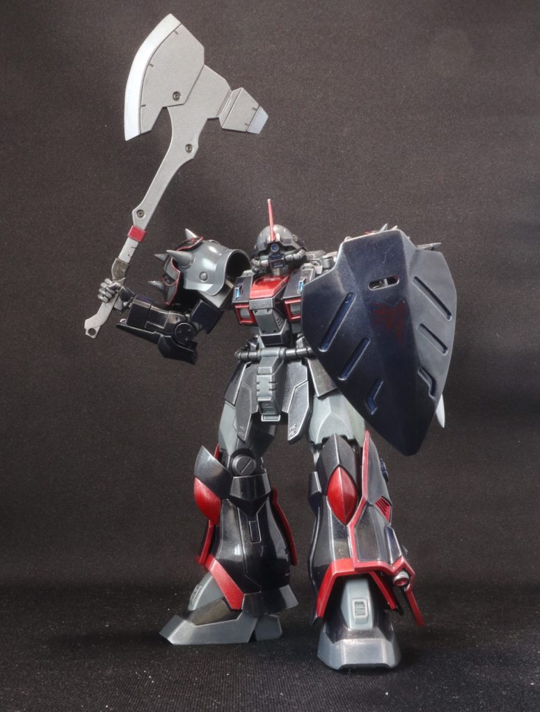 大型ヒートアックスを構えて。イフリートは鈍器が似合う！