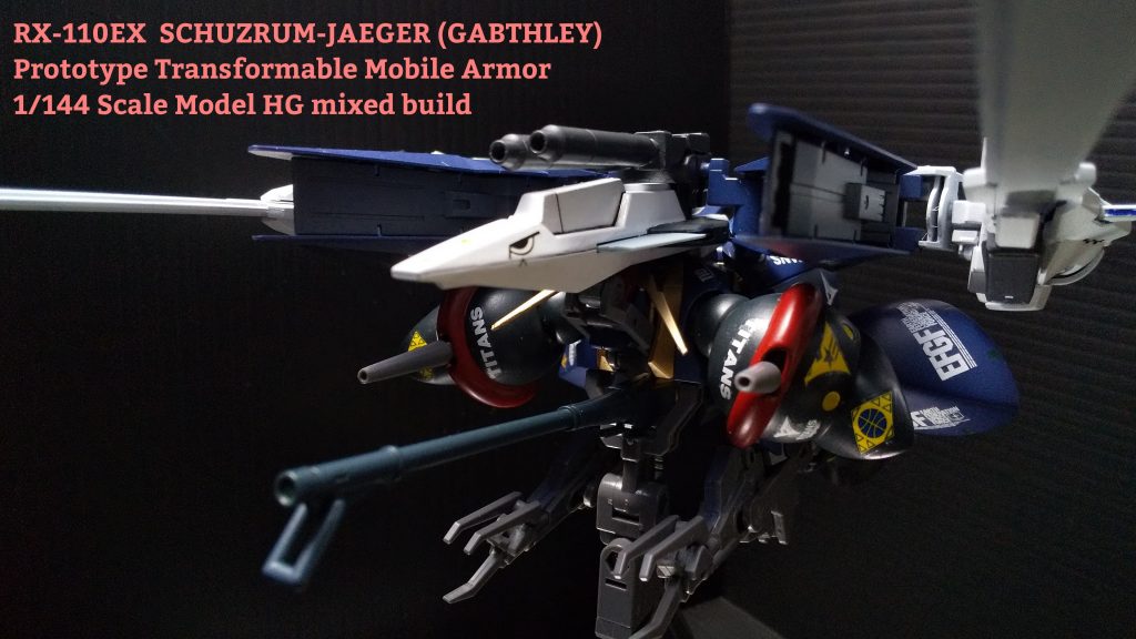 カブスレイのモビルアーマー時、セミのような頭の代わりにコア・ブースターとして作成し取り付けました。