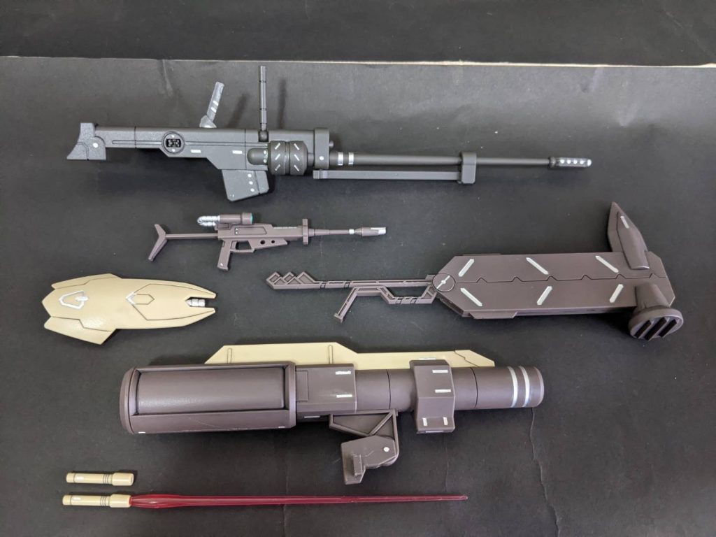 武装類。一部手を加えているのもあります。（後述）