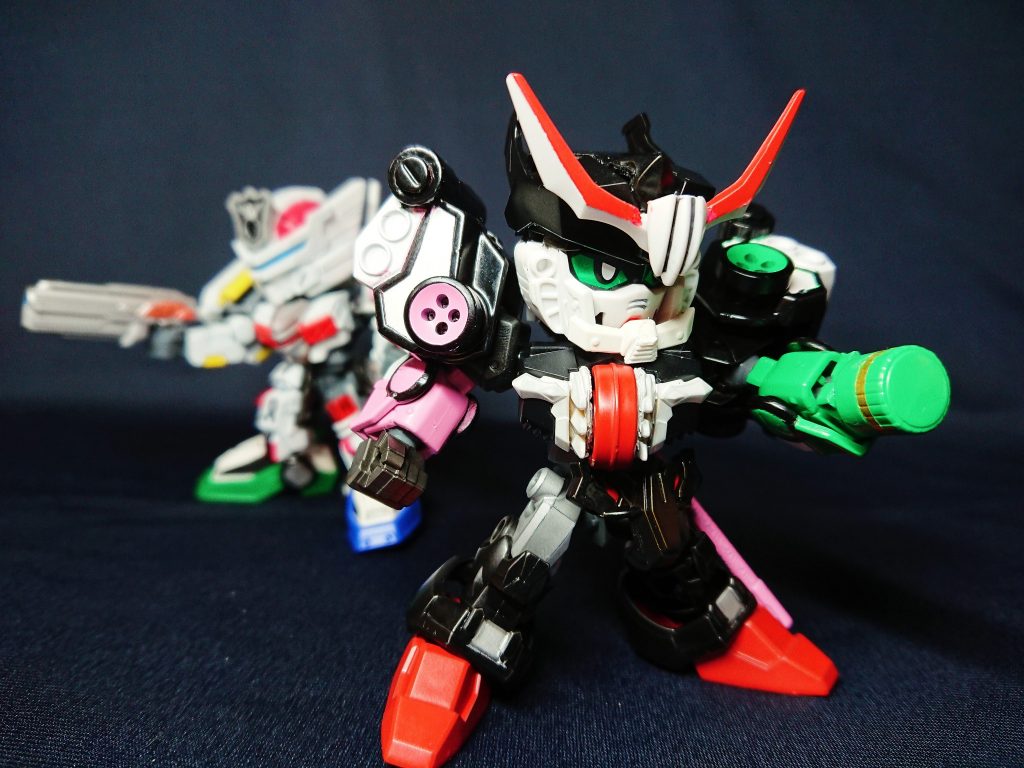 同じ特殊警察部隊のディテクティブガンダムの部下となります。なんだか警察モチーフの戦隊って意外にも少なめです。