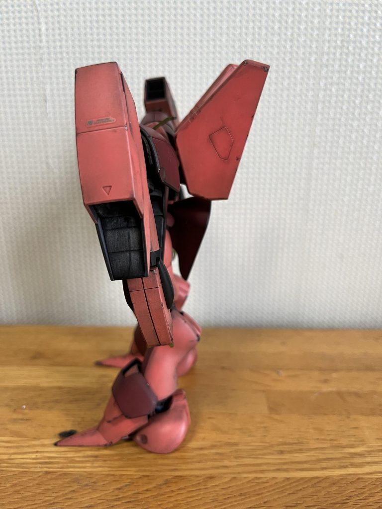 横合わせ目消しはスラスター（バインダー？）だけ行い、それ以外は段落ちにしました。