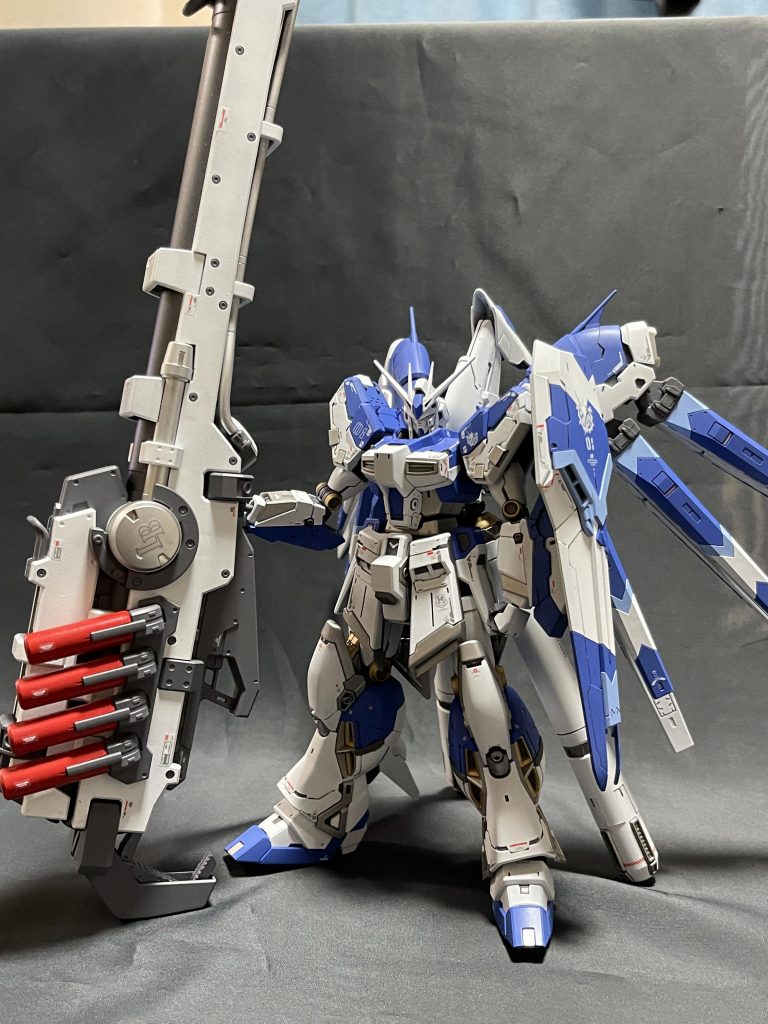 ハイパーメガバズーカランチャー持たせてみました。