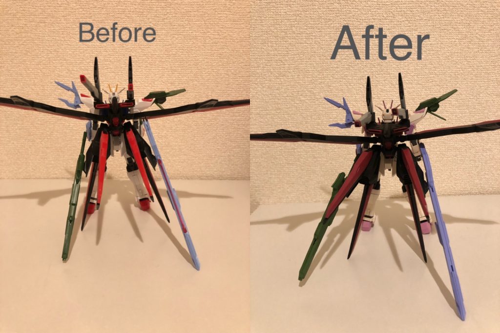 バックパックや武装類がかなり充実している！