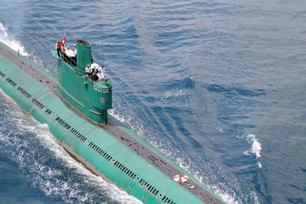 これはモデルとなった潜水艦の写真です。