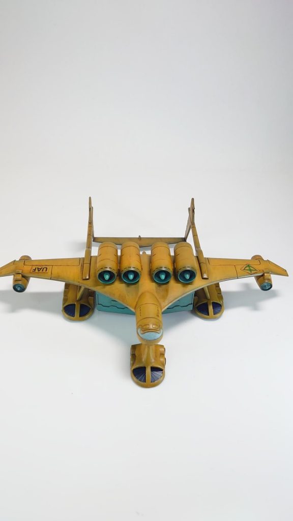 地球連邦軍輸送機ミデア–3枚目/制作者：リリコロ@liliykoro