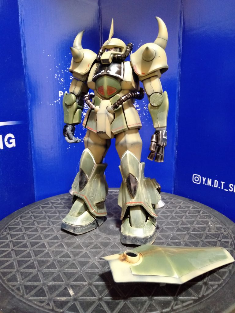 砂漠用高機動型グフ(デザート・グフ)　　MG グフVer.2・0改造　–2枚目/制作者：猫親父