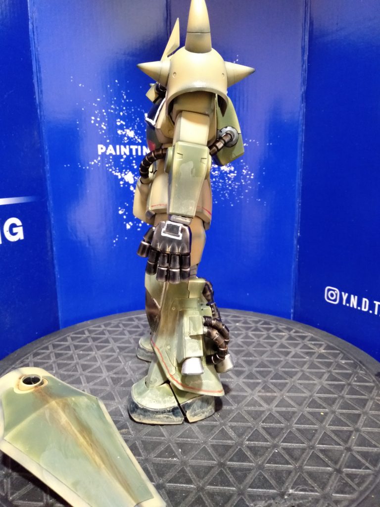 砂漠用高機動型グフ(デザート・グフ)　　MG グフVer.2・0改造　–3枚目/制作者：猫親父