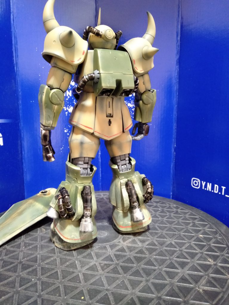 砂漠用高機動型グフ(デザート・グフ)　　MG グフVer.2・0改造　–5枚目/制作者：猫親父