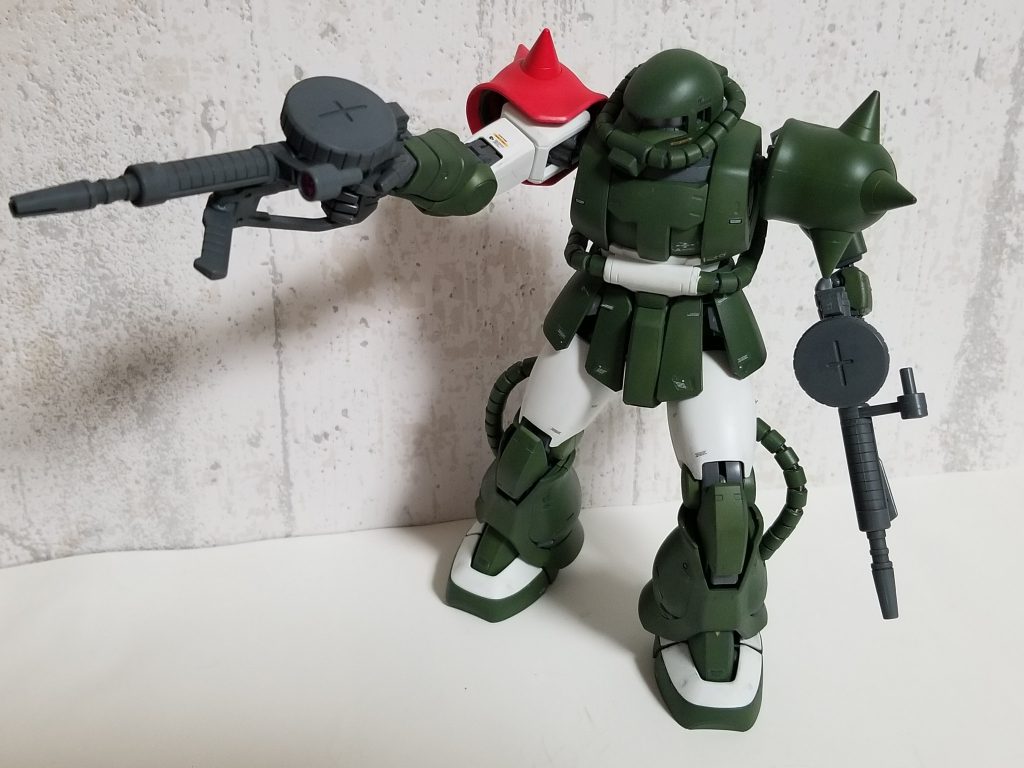 製作記はこちらからどうぞ！ＭＧザクver2.0レッドショルダー仕様製作記
