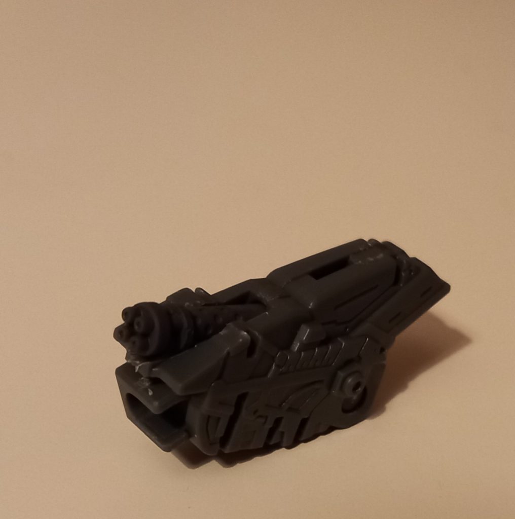 the Gatling barrel up close