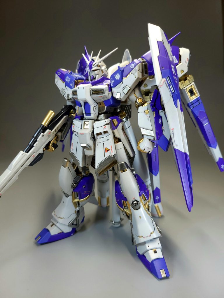 Hi-νガンダム＆ハイパーメガバズーカランチャー–2枚目/制作者：雷鉄