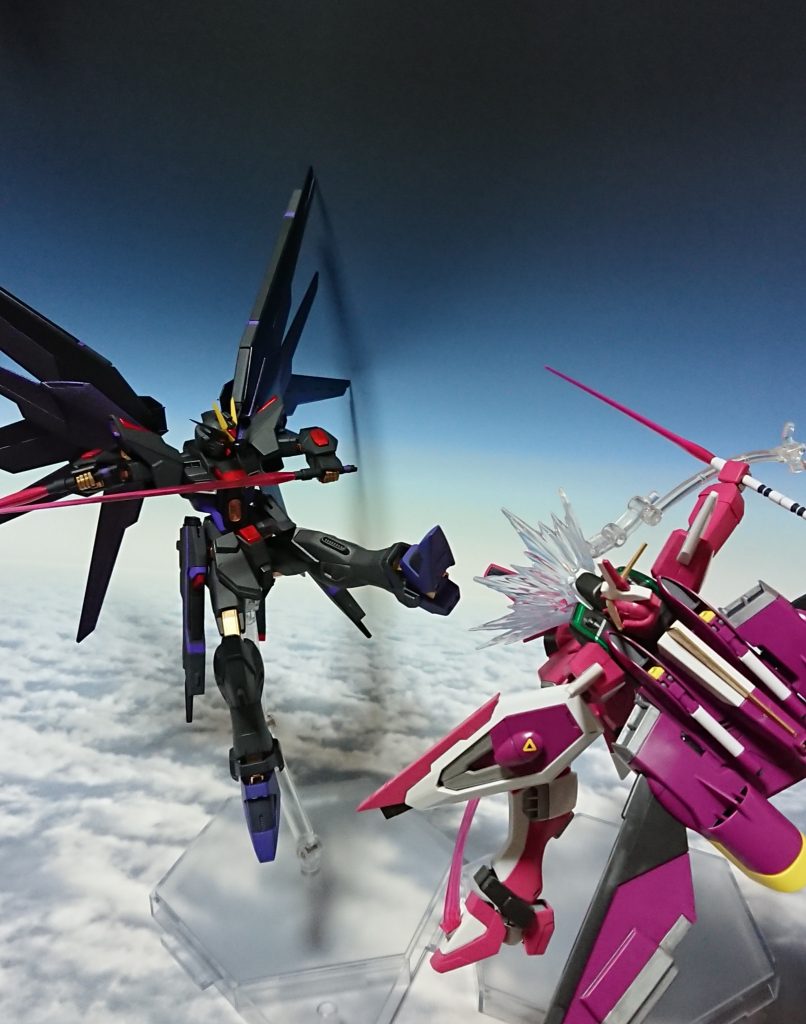 インフィニットジャスティスとの対決。