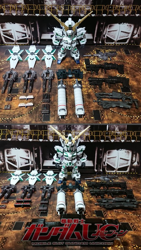 フルアーマー・パーツ一式。