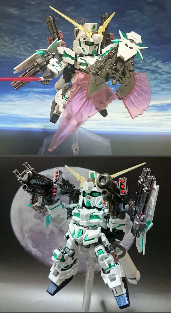 ハイパー・ビーム・ジャベリンは、HGUCのものを使用。