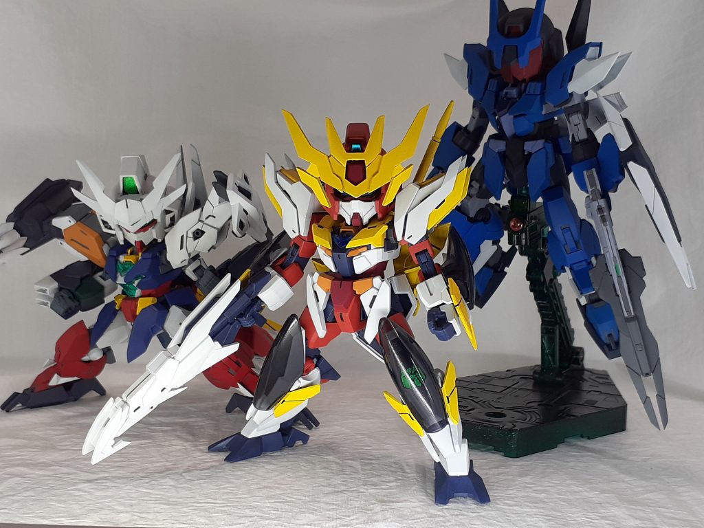 最後にうちのコアガン系のスリーショット