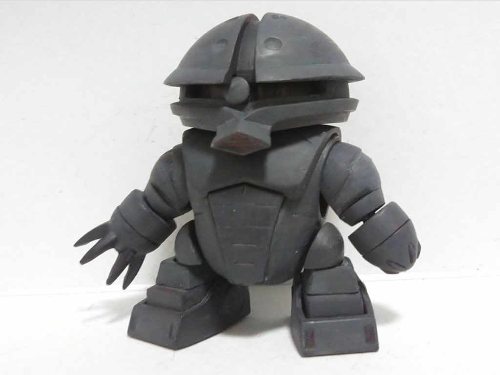 ほぼ出来てきてアクリジョンベースカラーを塗ったところ。