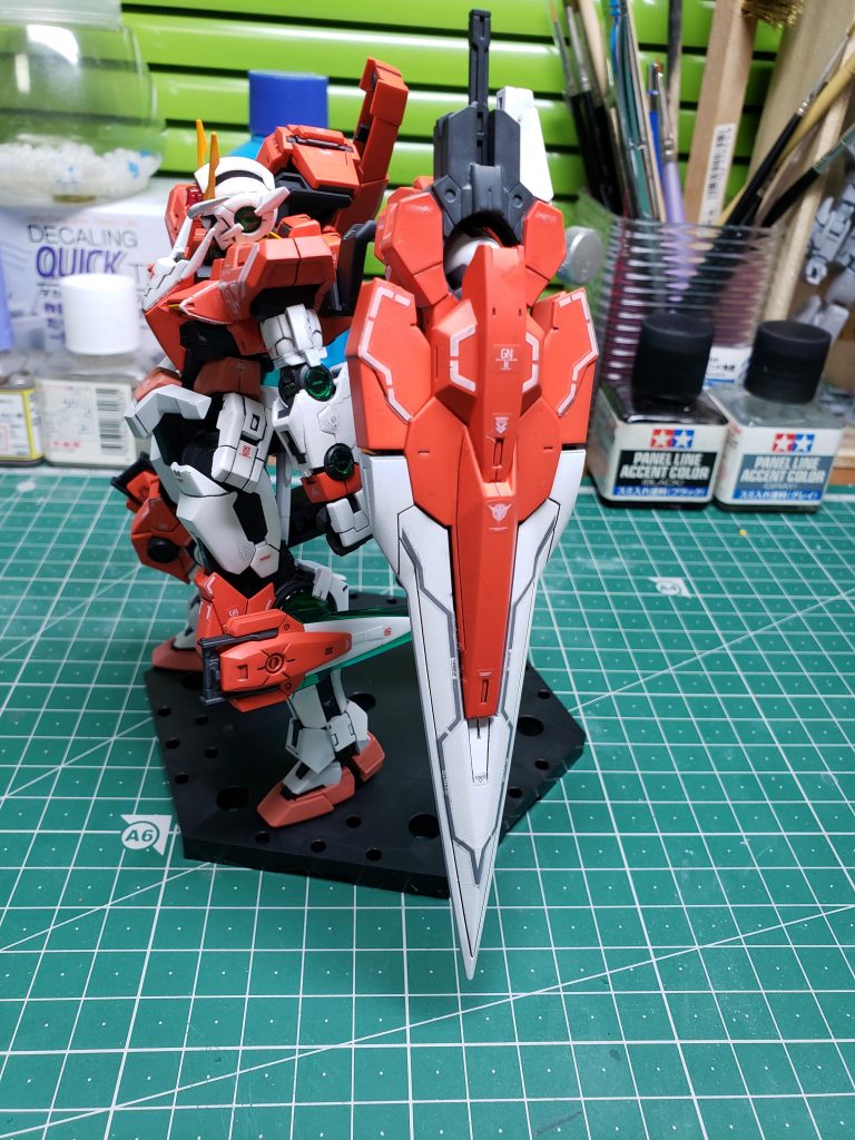 RG ガンダムダブルオーセブンソード/Gインスペクション–3枚目/制作者：せつこぅ…