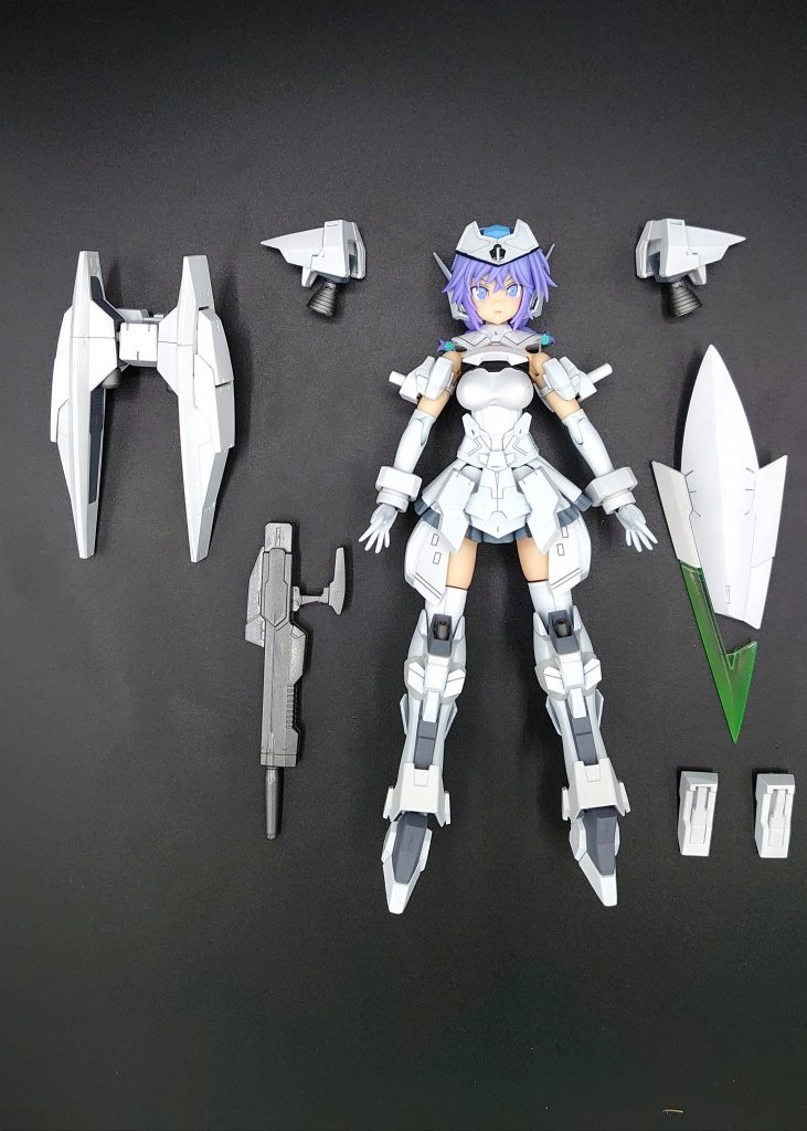 Gバウンサーパーツは基本取り外し可能。膝のニードルガンとフロントスカートは接着しちゃってますが・・・