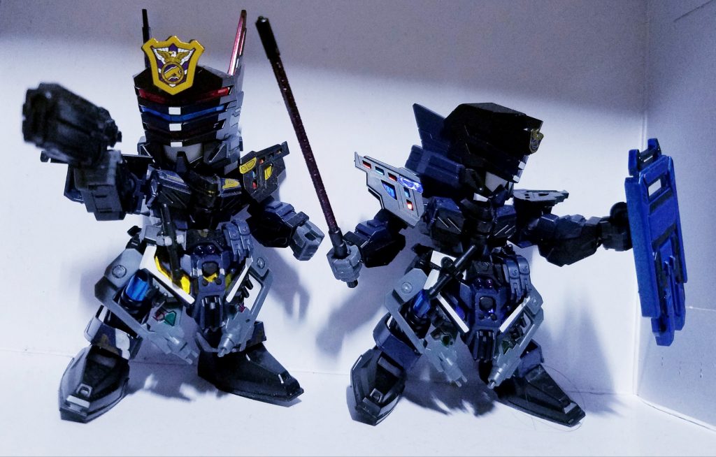 サージェントヴェルデバスターガンダムとの撮影