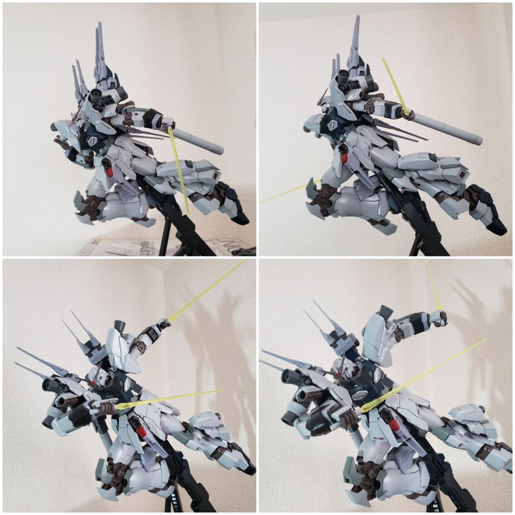 抜刀から高速斬撃ポージングはリヴァイ兵長を参考にしました!