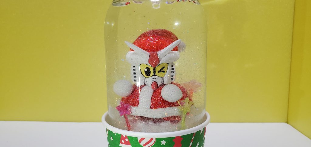 スノードーム、簡単に作れたので皆様も試してみてはいかがでしょうか？では、良いクリスマスを！