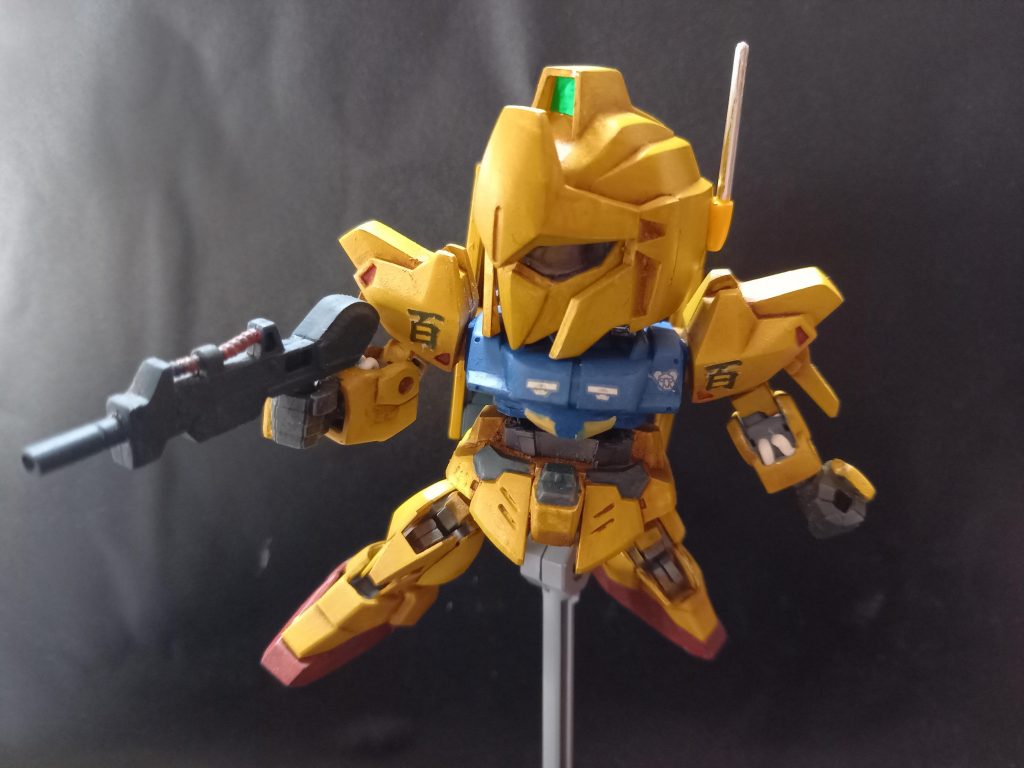 腕はデルタプラスから。内側にチューブ入れて百式っぽく