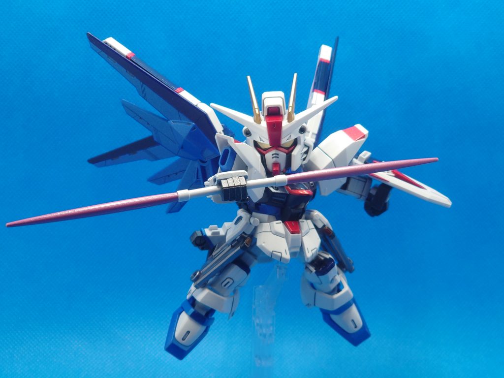 ビームサーベルの塗装は初めてでした。いつもクリアーパーツですからね。