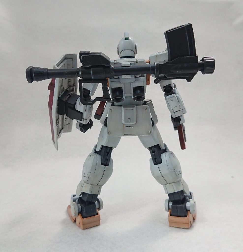 ウェザリングカラーでのフィルタリングやドライブラシなどを施しています。