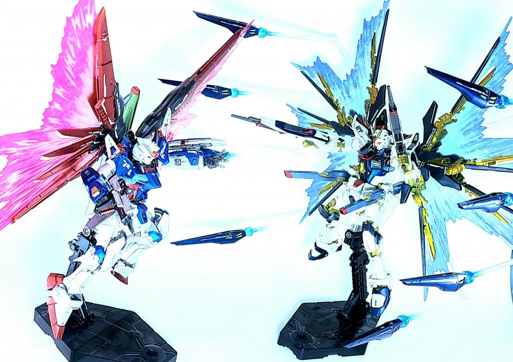 最後に前回作成したデスティニーとツーショット今回はこれが一番やりたかった(^-^)♪