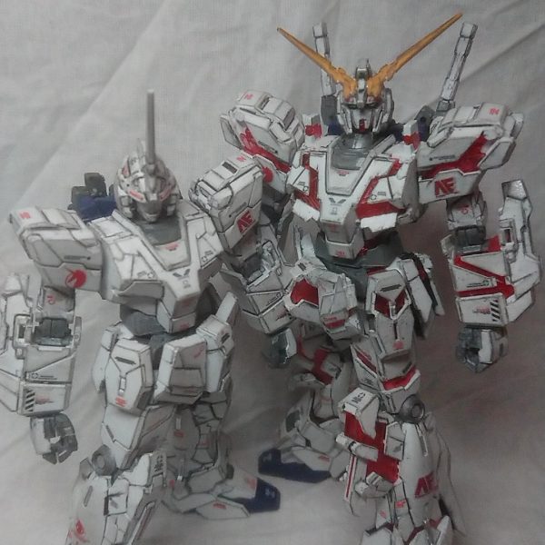ユニコーンガンダム Uモード、Dモード HGUC