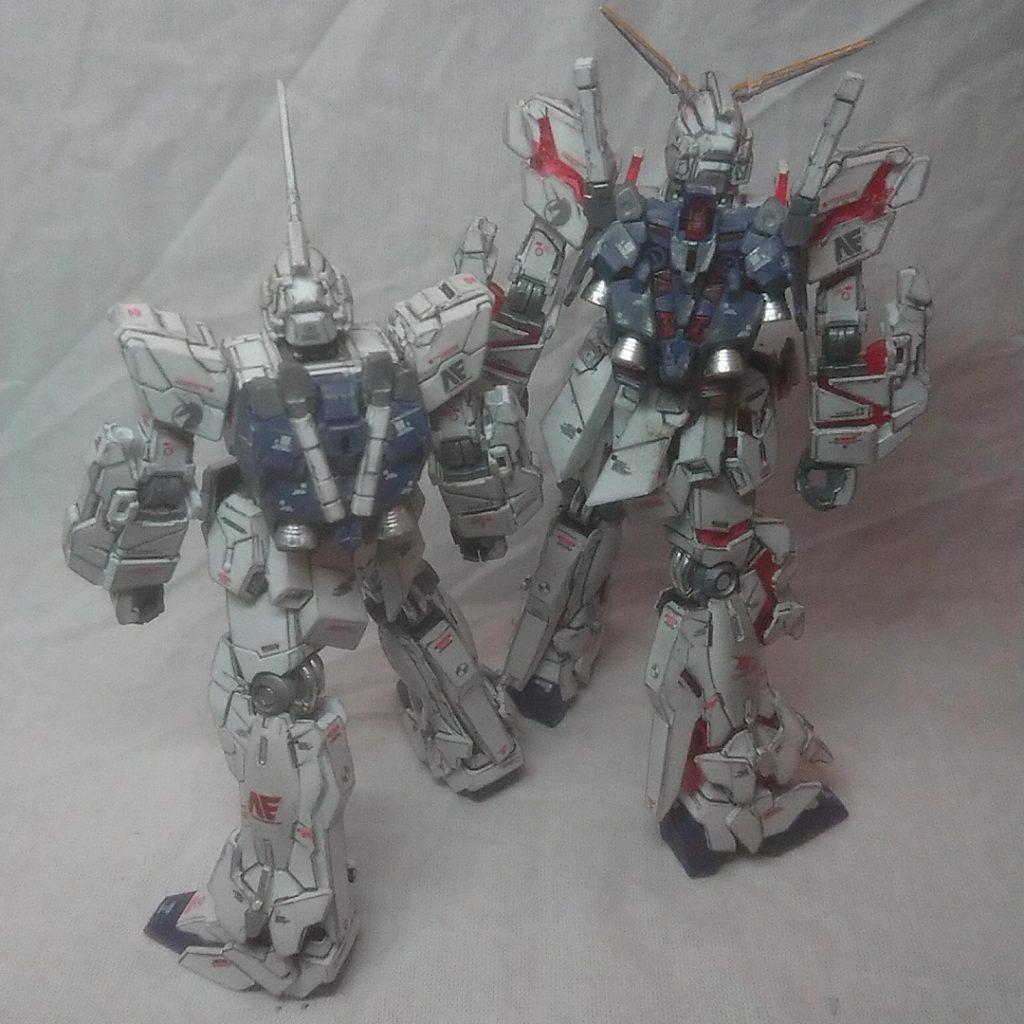 ユニコーンガンダム Uモード、Dモード HGUC–3枚目/制作者：ＨＨ