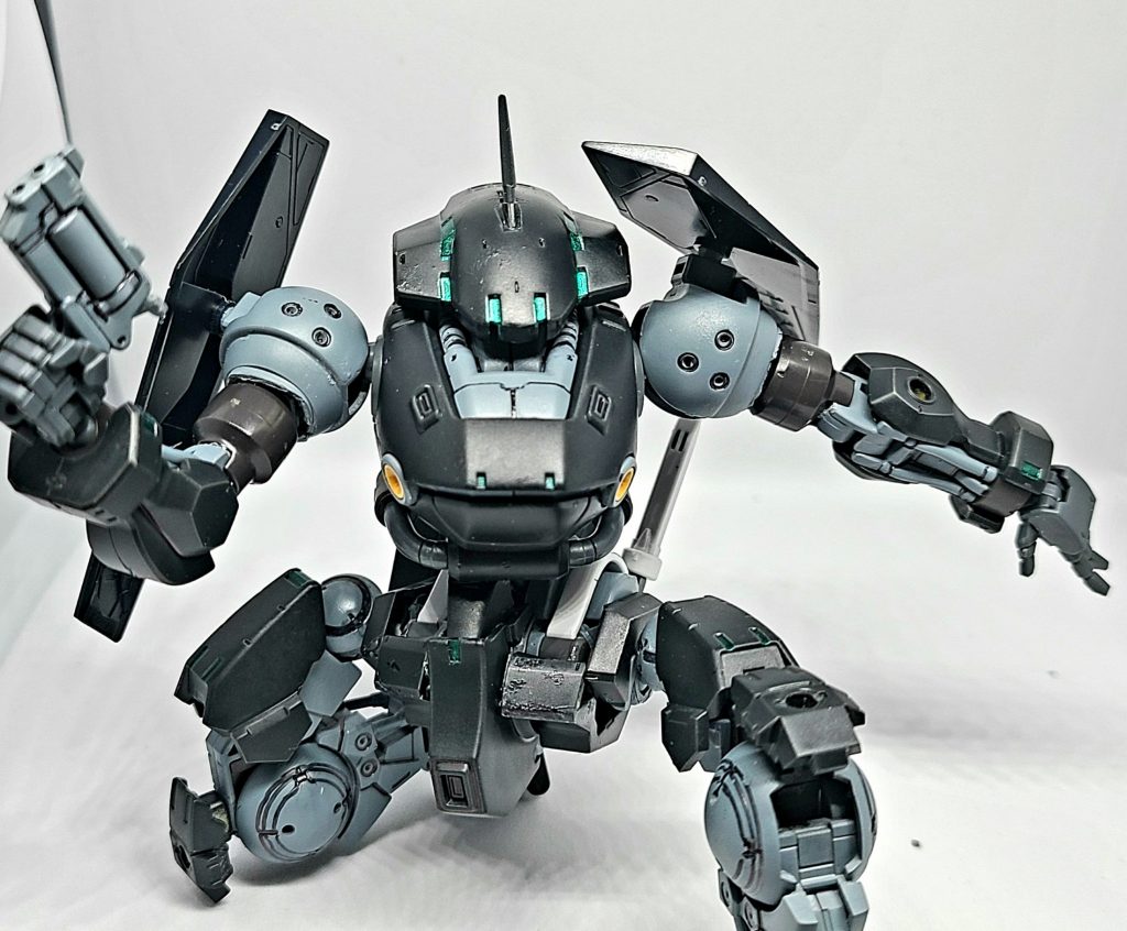 立ち膝も綺麗にキマる。いや優秀。