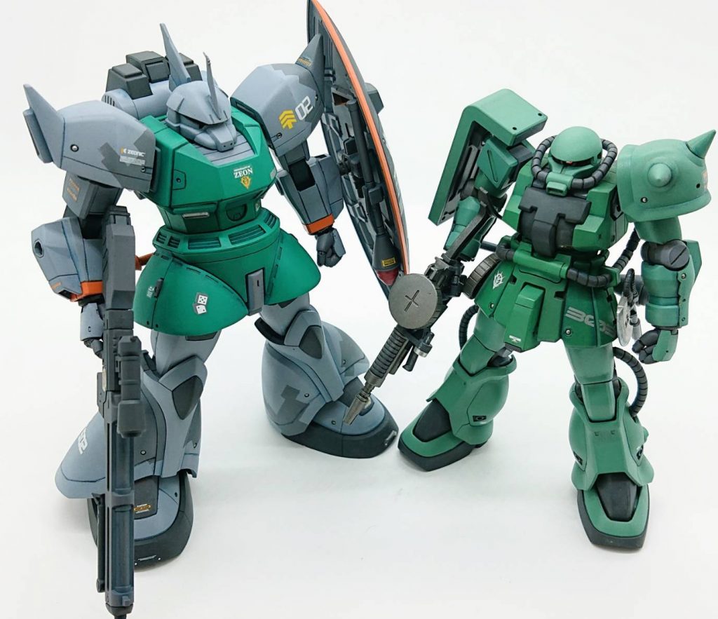 今回初投稿ということで、写真のザクを含めしばらくは過去作を投稿していく予定です、よろしくお願いします。