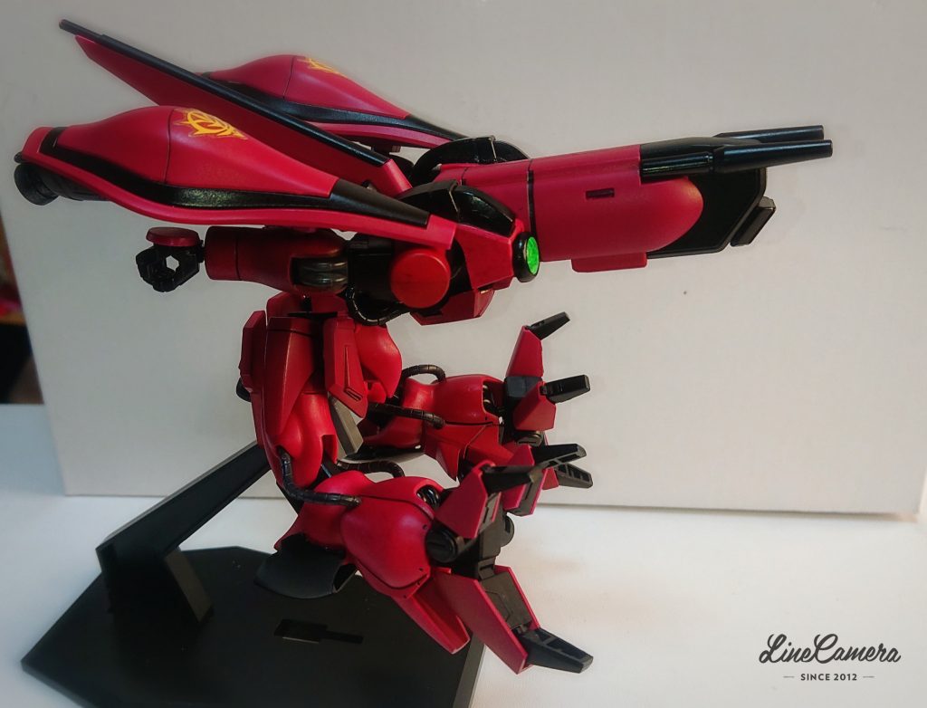 変形時はビーム砲二門とメガ粒子砲を装備。最後まで見ていただきありがとうございます。