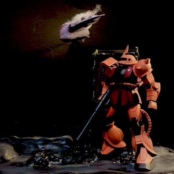 ジオラマ　ガルマ散る