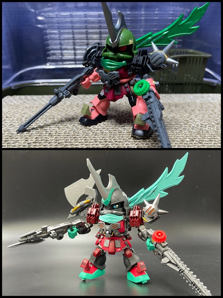 塗装の前後画像です