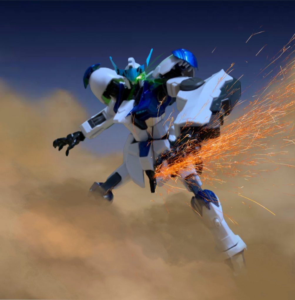 パーフェクトストライクフリーダムから腕をルプスレクスに、手をコトブキヤのワイルドハンドに付け替えました