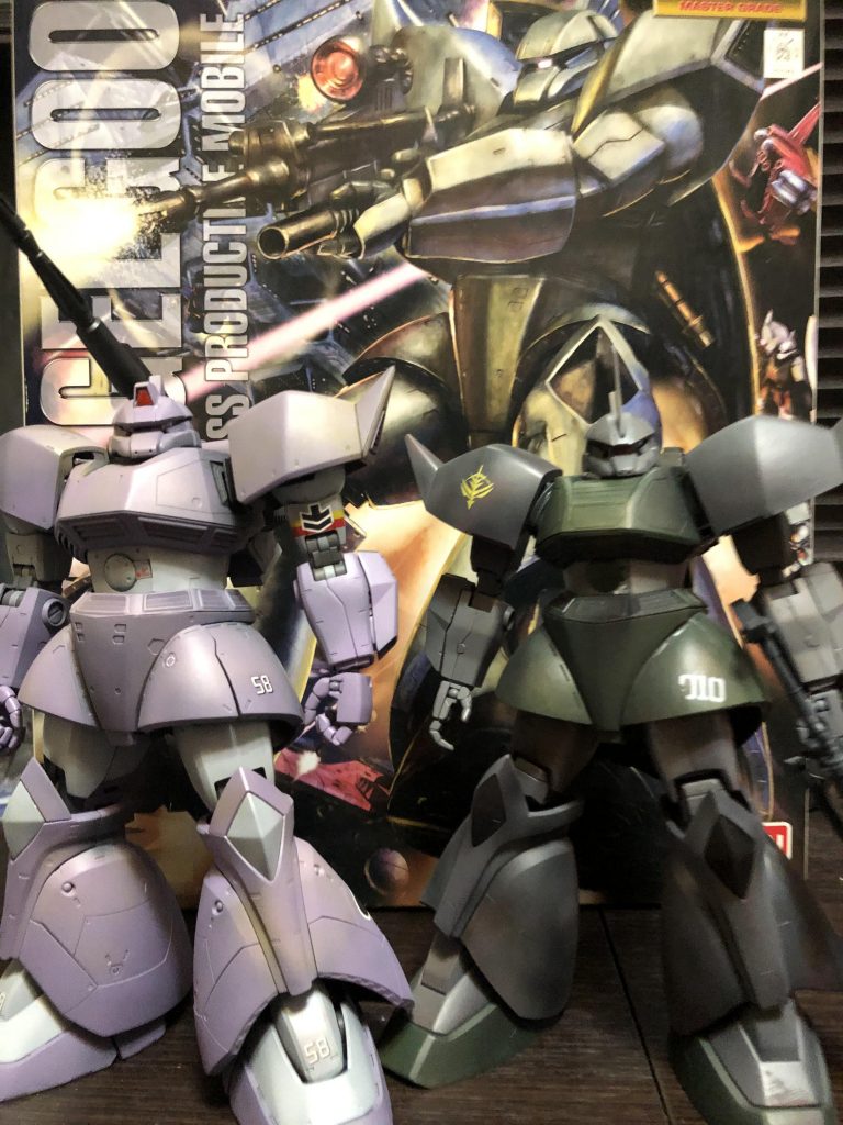 新旧MGゲルググで高機動型とキャノンを。