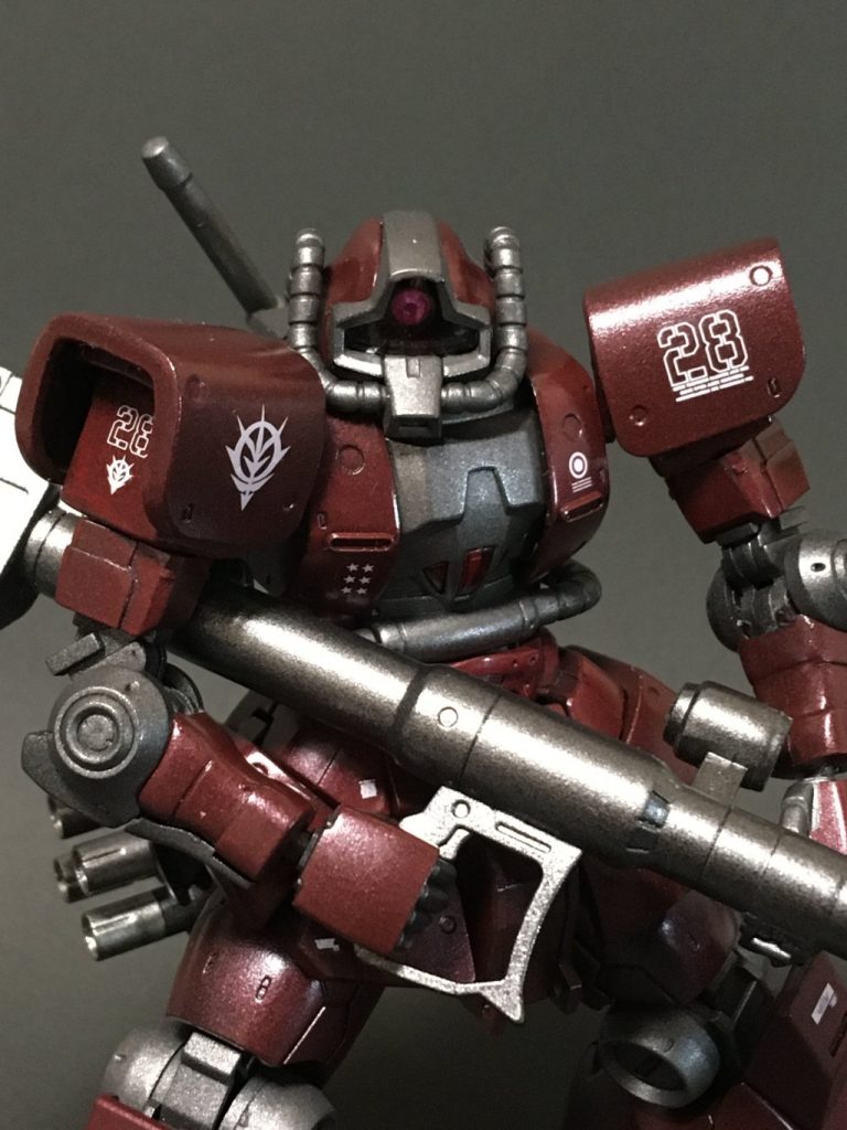 ドム試作機（赤）–2枚目/制作者：PIYOSUKE