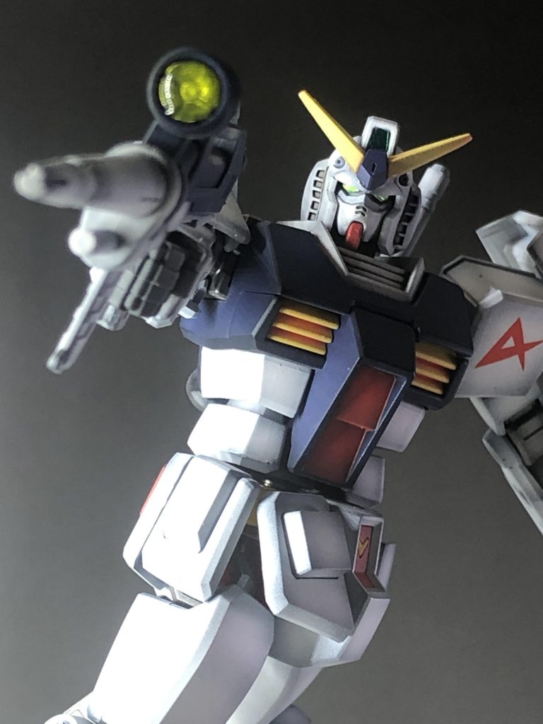 ビームライフルもちゃんと塗り分けたよ！