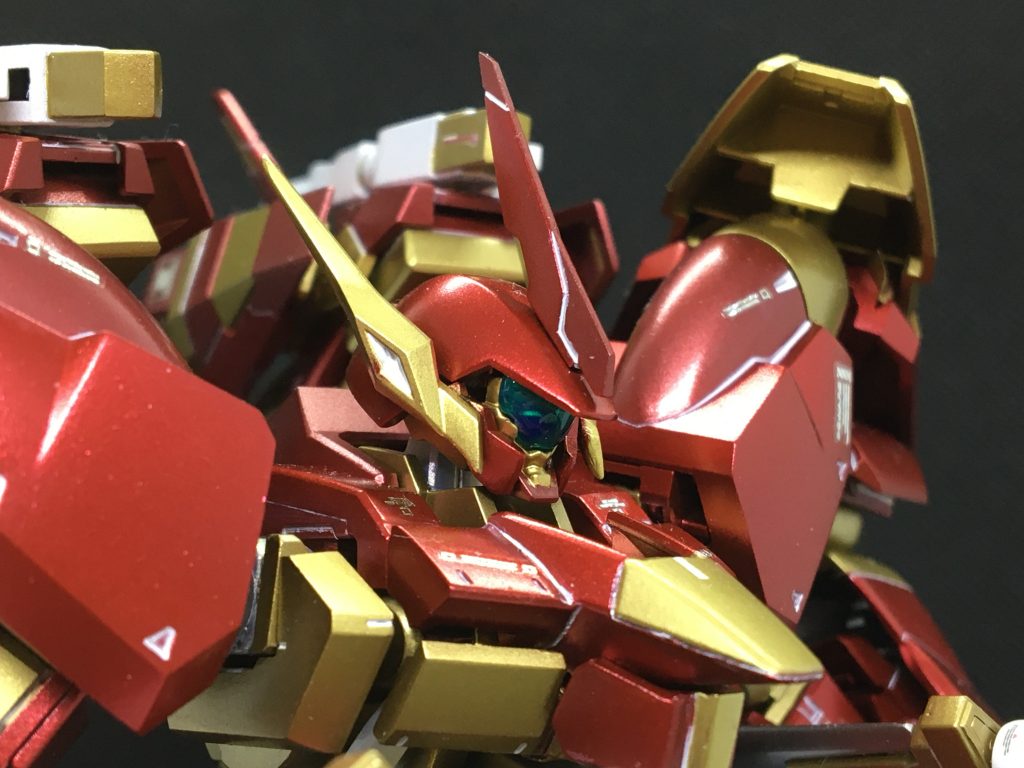 【フェイズ】シュバルベグレイズの頭部に、アストレアのフェイスを移植。