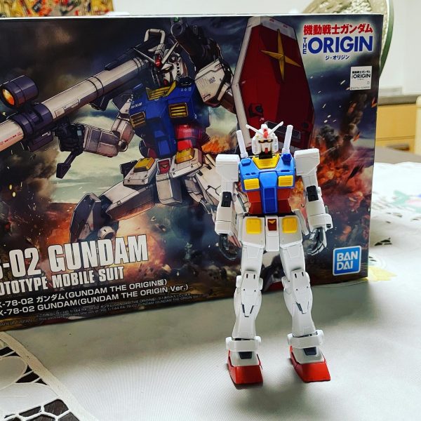 HG 1/144 RX-78-02 ガンダム（ジ・オリジン版）｜shige1106さんのガンプラ作品｜GUNSTA（ガンスタ）