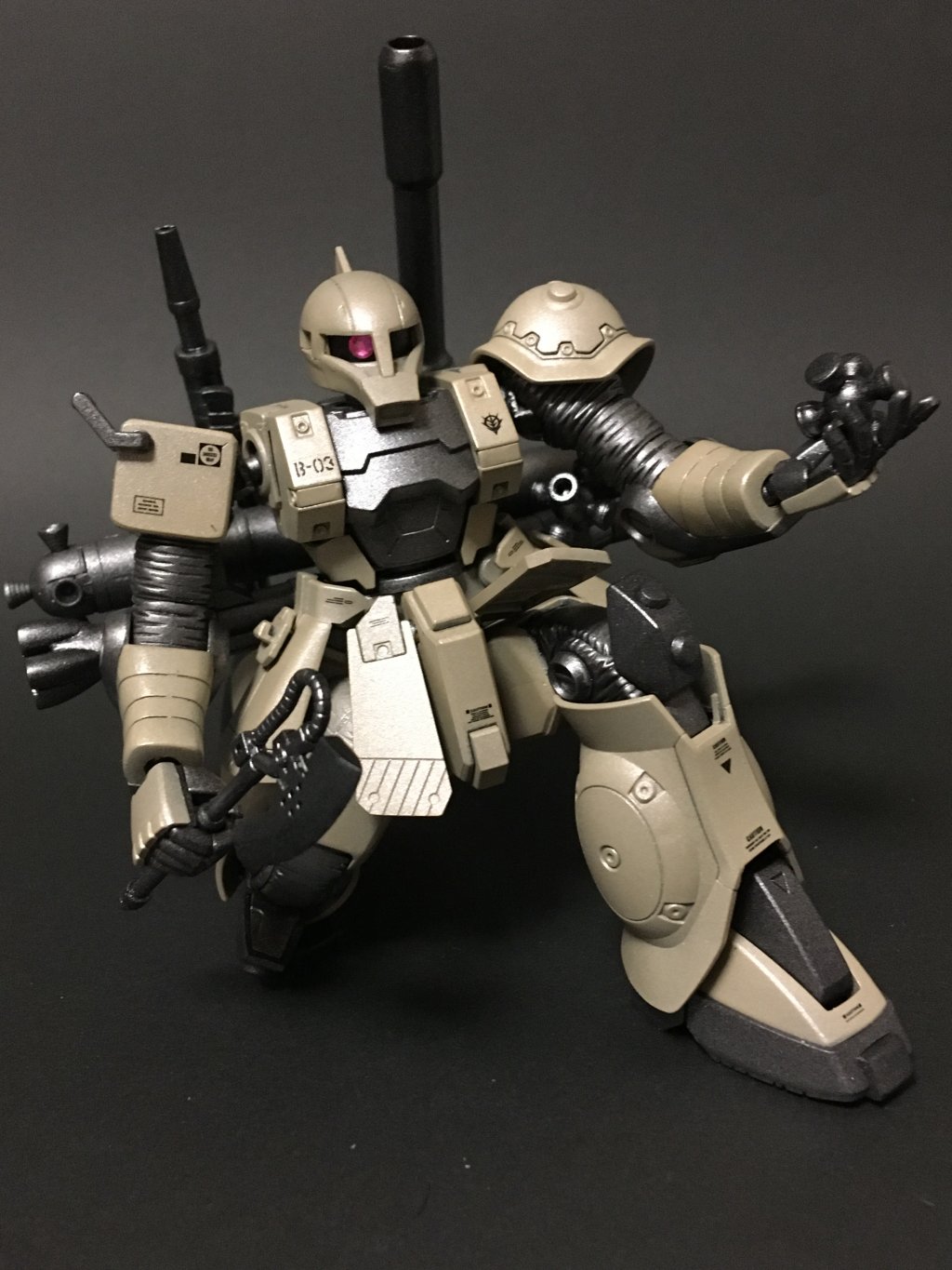 ザクⅠ（砂漠戦部隊）｜PIYOSUKEさんのガンプラ作品｜GUNSTA（ガンスタ）