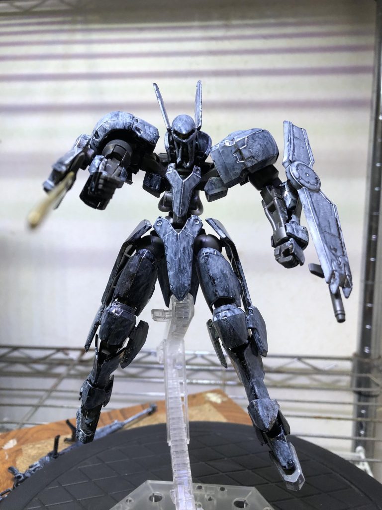 「グリムゲルデ 好きだけど暗躍するには派手すぎん?」と思ったので冬季迷彩にして見ました。