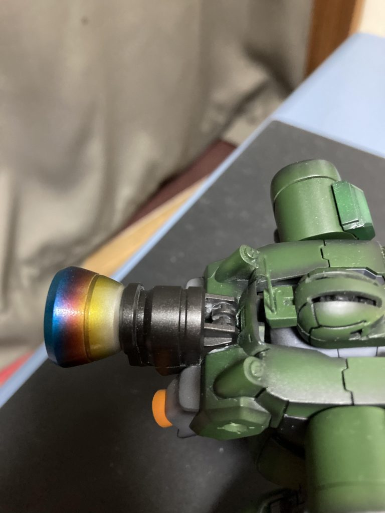 初めてやりましたがチタン塗装難しいですね(￣▽￣;)