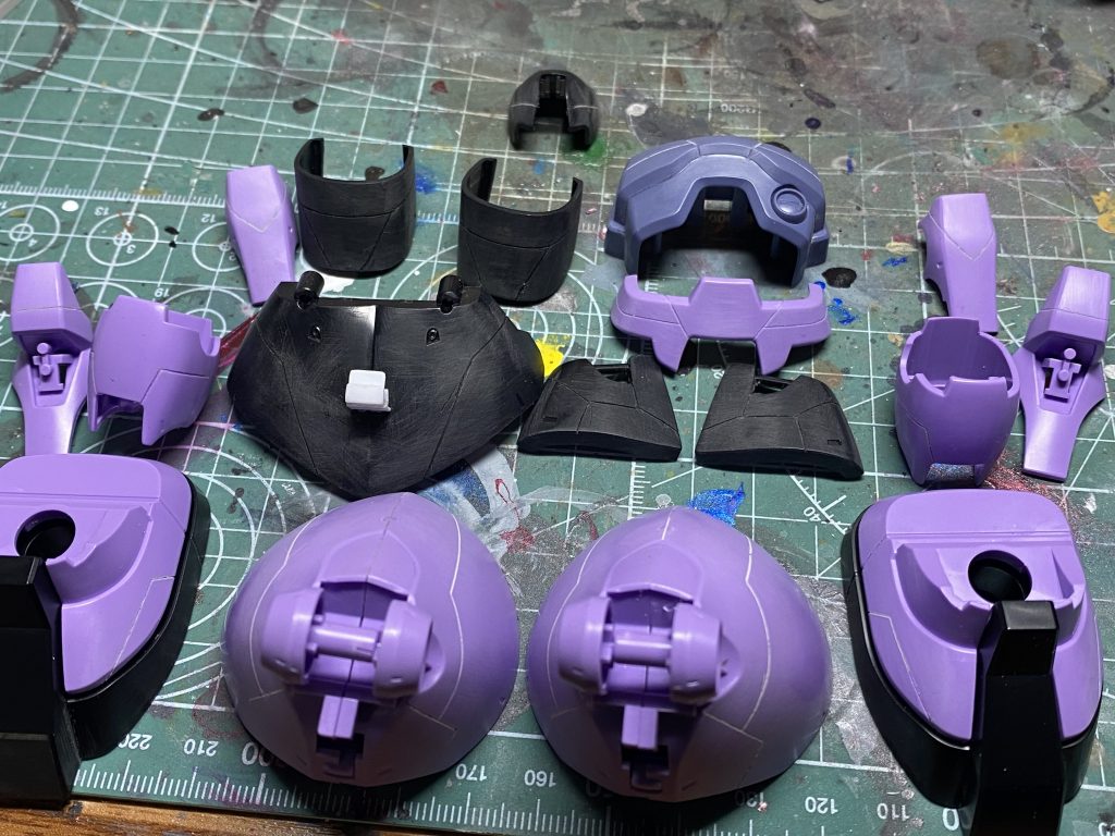 筋彫りまだまだ簡単なラインしか出来ませんが、今回は少しだけいつもより頑張ったかなw