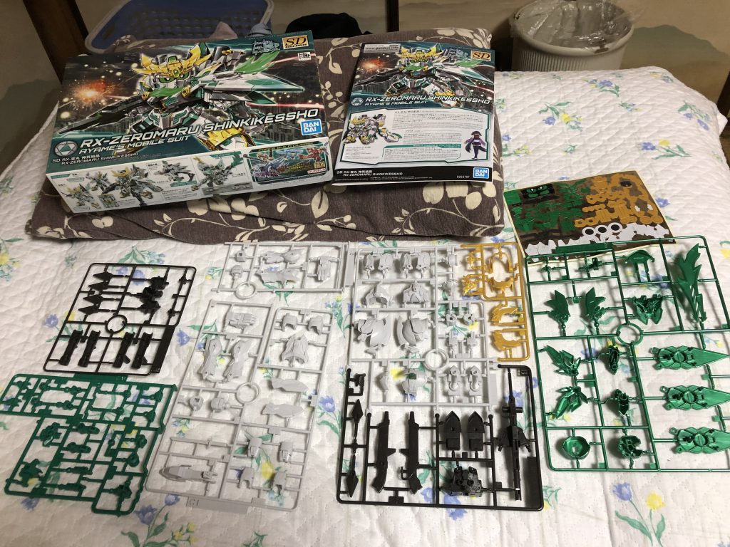 当たり前と言えば当たり前なのですが、ランナー構成はHG並みでちょっと大変そうですね…ステッカーの仕事量もなかなか珍しいことになってますw