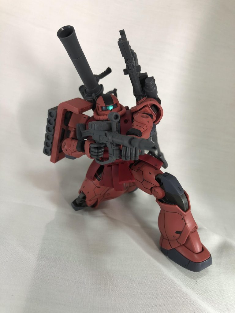 ザクマシンガン、ザクと言えばコレみたいなところのある武装。でも正直弱いイメージしかない…
